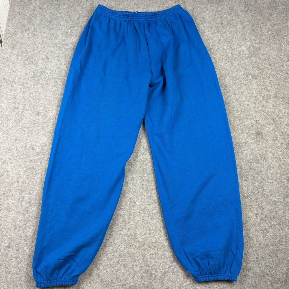 Sweats Appeal by Tultex Sweatpants Unisex XL Blue Vintage 90s Made in USA